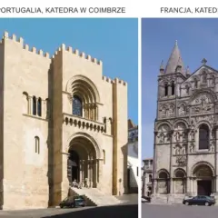 Katedry z Włoch, Portugalii, Francji i Niemiec, świadectwa architektury średniowiecza.
