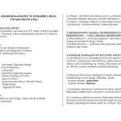 Przełom renesansowy w Europie i jego uwarunkowania. Chronologia epoki, nazwa, zasady i nawiązania do kultury antycznej.